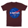 Bordó NASA gyerek rövid ujjú póló - Tardis