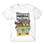 Fehér Scooby-Doo férfi rövid ujjú póló - The Mystery Machine