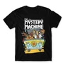 Fekete Scooby-Doo férfi rövid ujjú póló - The Mystery Machine