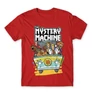 Piros Scooby-Doo férfi rövid ujjú póló - The Mystery Machine