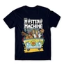 Sötétkék Scooby-Doo férfi rövid ujjú póló - The Mystery Machine
