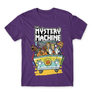 Kép 18/25 - Sötétlila Scooby-Doo férfi rövid ujjú póló - The Mystery Machine