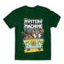 Sötétzöld Scooby-Doo férfi rövid ujjú póló - The Mystery Machine