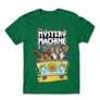 Zöld Scooby-Doo férfi rövid ujjú póló - The Mystery Machine