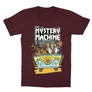 Bordó Scooby-Doo gyerek rövid ujjú póló - The Mystery Machine