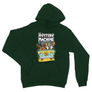 Kép 10/14 - Sötétzöld Scooby-Doo unisex kapucnis pulóver - The Mystery Machine