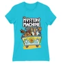 Atollkék Scooby-Doo női rövid ujjú póló - The Mystery Machine