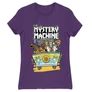 Sötétlila Scooby-Doo női rövid ujjú póló - The Mystery Machine