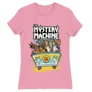 Világos rózsaszín Scooby-Doo női rövid ujjú póló - The Mystery Machine
