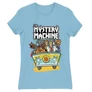Világoskék Scooby-Doo női rövid ujjú póló - The Mystery Machine