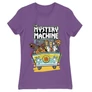 Világoslila Scooby-Doo női rövid ujjú póló - The Mystery Machine