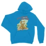 Zafírkék Scooby-Doo unisex kapucnis pulóver - Az élet sokkal jobb ha van pizza - Scooby