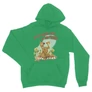 Zöld Scooby-Doo unisex kapucnis pulóver - Az élet sokkal jobb ha van pizza - Scooby