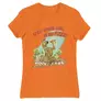 Kép 10/22 - Narancs Scooby-Doo női rövid ujjú póló - Az élet sokkal jobb ha van pizza - Scooby