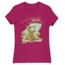 Pink Scooby-Doo női rövid ujjú póló - Az élet sokkal jobb ha van pizza - Scooby