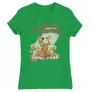 Kép 22/22 - Zöld Scooby-Doo női rövid ujjú póló - Az élet sokkal jobb ha van pizza - Scooby