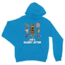 Zafírkék Scooby-Doo unisex kapucnis pulóver - Csak a kajáért jöttem