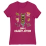 Pink Scooby-Doo női rövid ujjú póló - Csak a kajáért jöttem