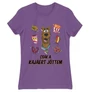 Világoslila Scooby-Doo női rövid ujjú póló - Csak a kajáért jöttem