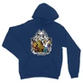 Királykék Scooby-Doo unisex kapucnis pulóver - Forest 