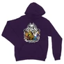Sötétlila Scooby-Doo unisex kapucnis pulóver - Forest 