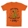 Narancs Scooby-Doo gyerek rövid ujjú póló - Igazi rejtély, hogy lehetek ilyen jófej