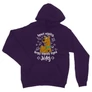Sötétlila Scooby-Doo unisex kapucnis pulóver - Igazi rejtély, hogy lehetek ilyen jófej