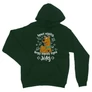 Sötétzöld Scooby-Doo unisex kapucnis pulóver - Igazi rejtély, hogy lehetek ilyen jófej