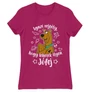 Pink Scooby-Doo női rövid ujjú póló - Igazi rejtély, hogy lehetek ilyen jófej