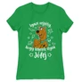 Zöld Scooby-Doo női rövid ujjú póló - Igazi rejtély, hogy lehetek ilyen jófej