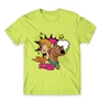 Almazöld Scooby-Doo férfi rövid ujjú póló - Ohhh Scooby!