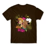 Barna Scooby-Doo férfi rövid ujjú póló - Ohhh Scooby!