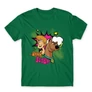 Zöld Scooby-Doo férfi rövid ujjú póló - Ohhh Scooby!
