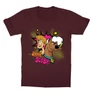 Bordó Scooby-Doo gyerek rövid ujjú póló - Ohhh Scooby!