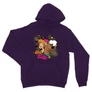 Sötétlila Scooby-Doo unisex kapucnis pulóver - Ohhh Scooby!