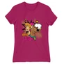 Pink Scooby-Doo női rövid ujjú póló - Ohhh Scooby!