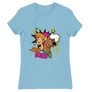 Világoskék Scooby-Doo női rövid ujjú póló - Ohhh Scooby!