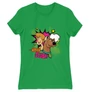 Zöld Scooby-Doo női rövid ujjú póló - Ohhh Scooby!
