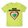 Almazöld Hajrá Magyarország férfi rövid ujjú póló - Szív