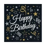 Happy Birthday szalvéta 20 db-os 33x33 cm - B&C