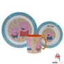 Peppa malac műanyag étkészlet