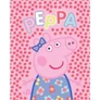 Peppa malac flanel takaró, pléd 130x160cm - Dots