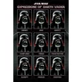 Star Wars plakát - Darth Vader arckifejezések