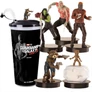 Deadpool & Rozsomák pohár és Deadpool figura, topper