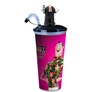 Hotel Transylvania 3. - Szörnyen rémes vakáció pohár és Frank topper, figura 