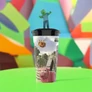 Egy Minecraft film pohár és Steve topper, figura 