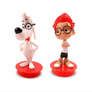 Kép 4/4 - Mr. Peabody és Sherman kalandjai pohár és topper szett