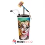 Ragadozó madarak (és egy bizonyos Harley Quinn csodasztikus felszabadulása) pohár és kalapács topper, figura
