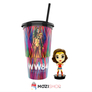 Kép 1/4 - Wonder Woman 1984 pohár és Wonder Woman topper 