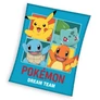 Pokémon flanel polár takaró, ágytakaró 110x140 cm - Dream Team